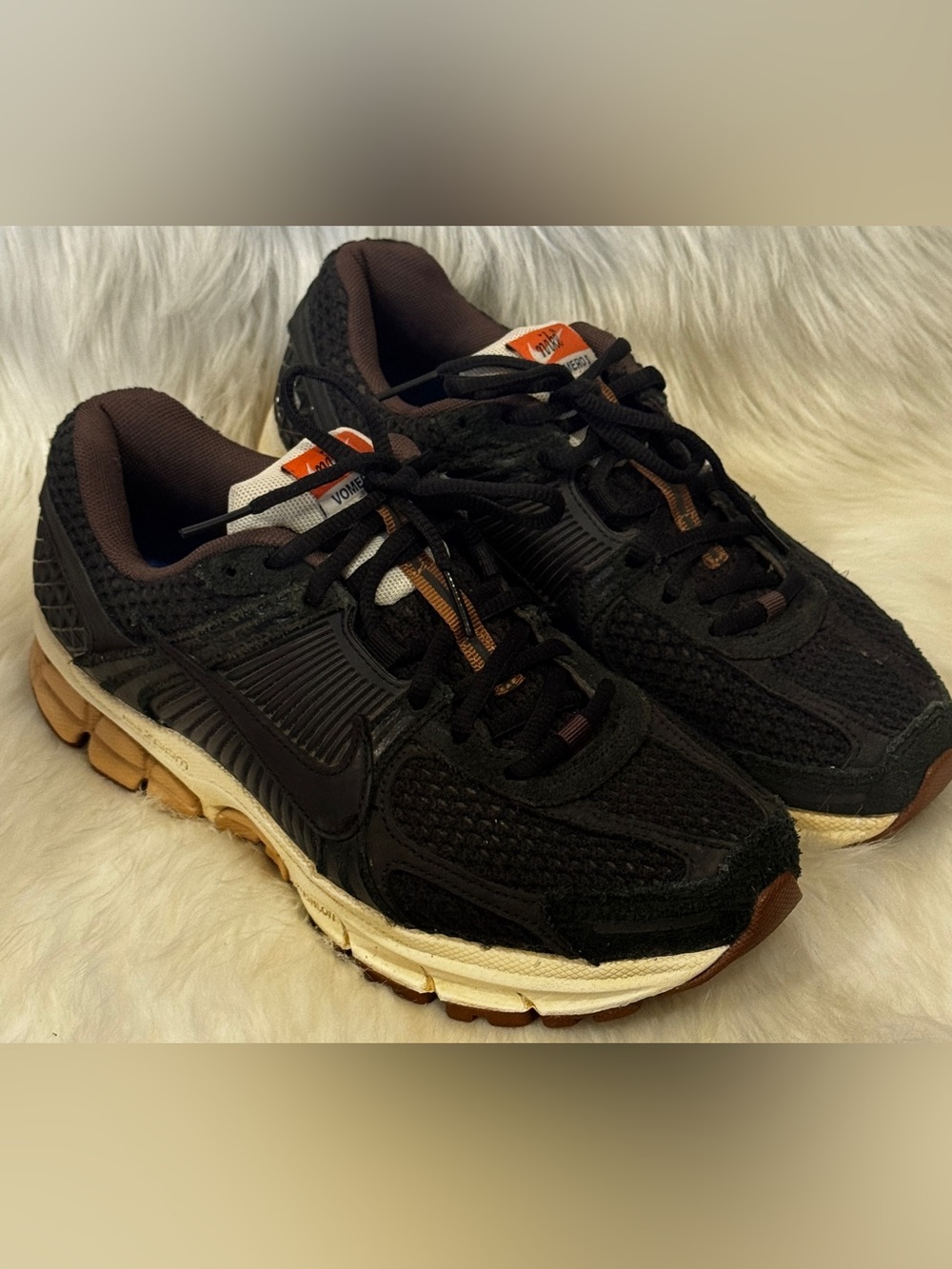 Nike Zoom Vomero 5 Premium Black Sesame Running Shoes Sneakers Women’s 7.5